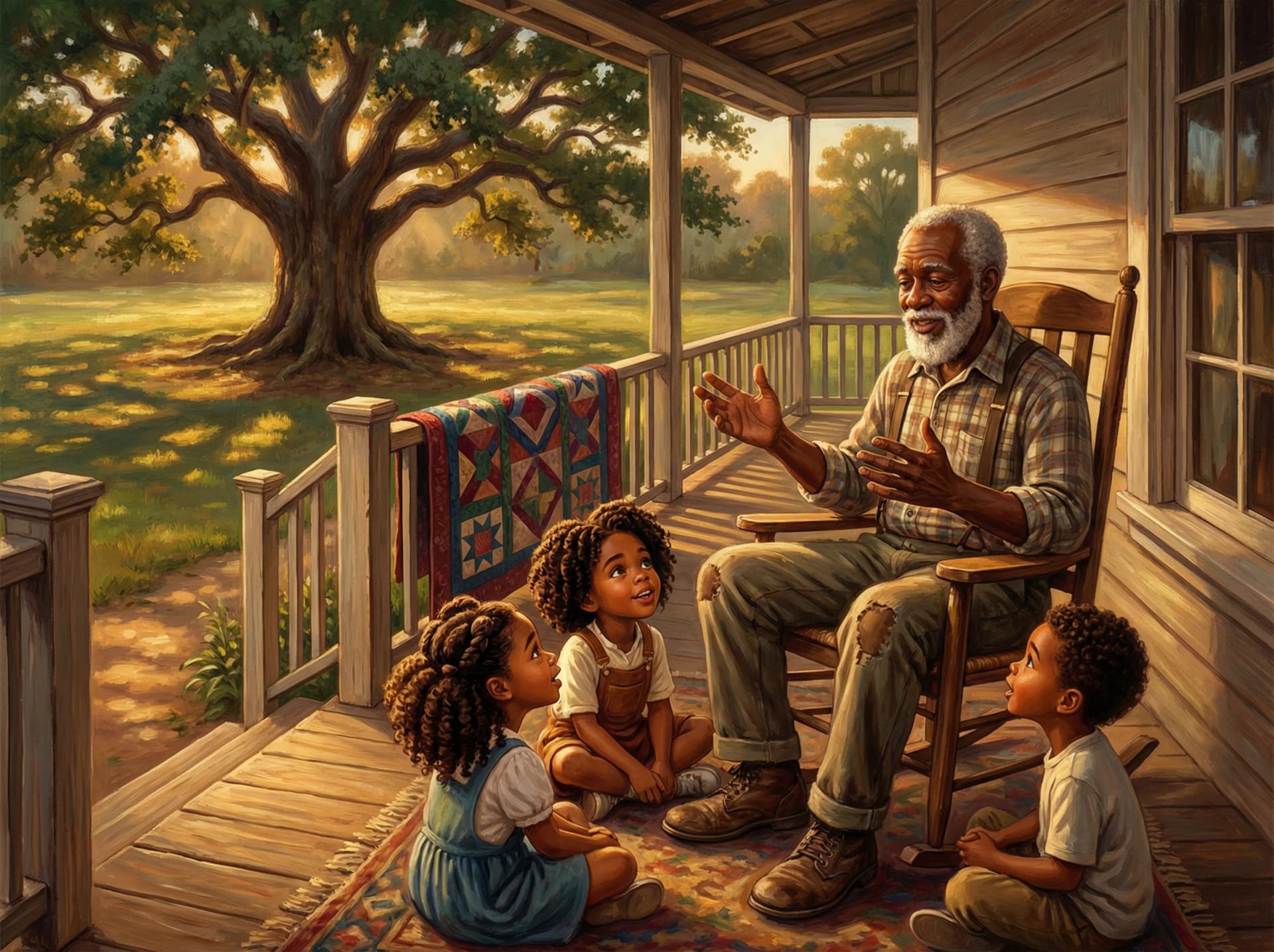 African American heritage illustration
