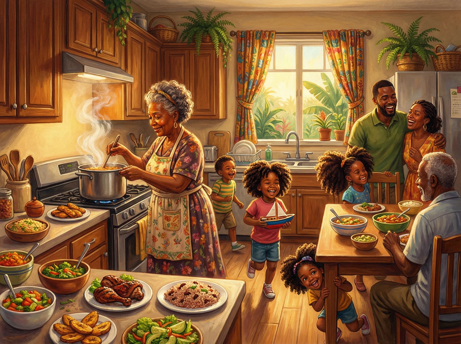 Caribbean heritage illustration