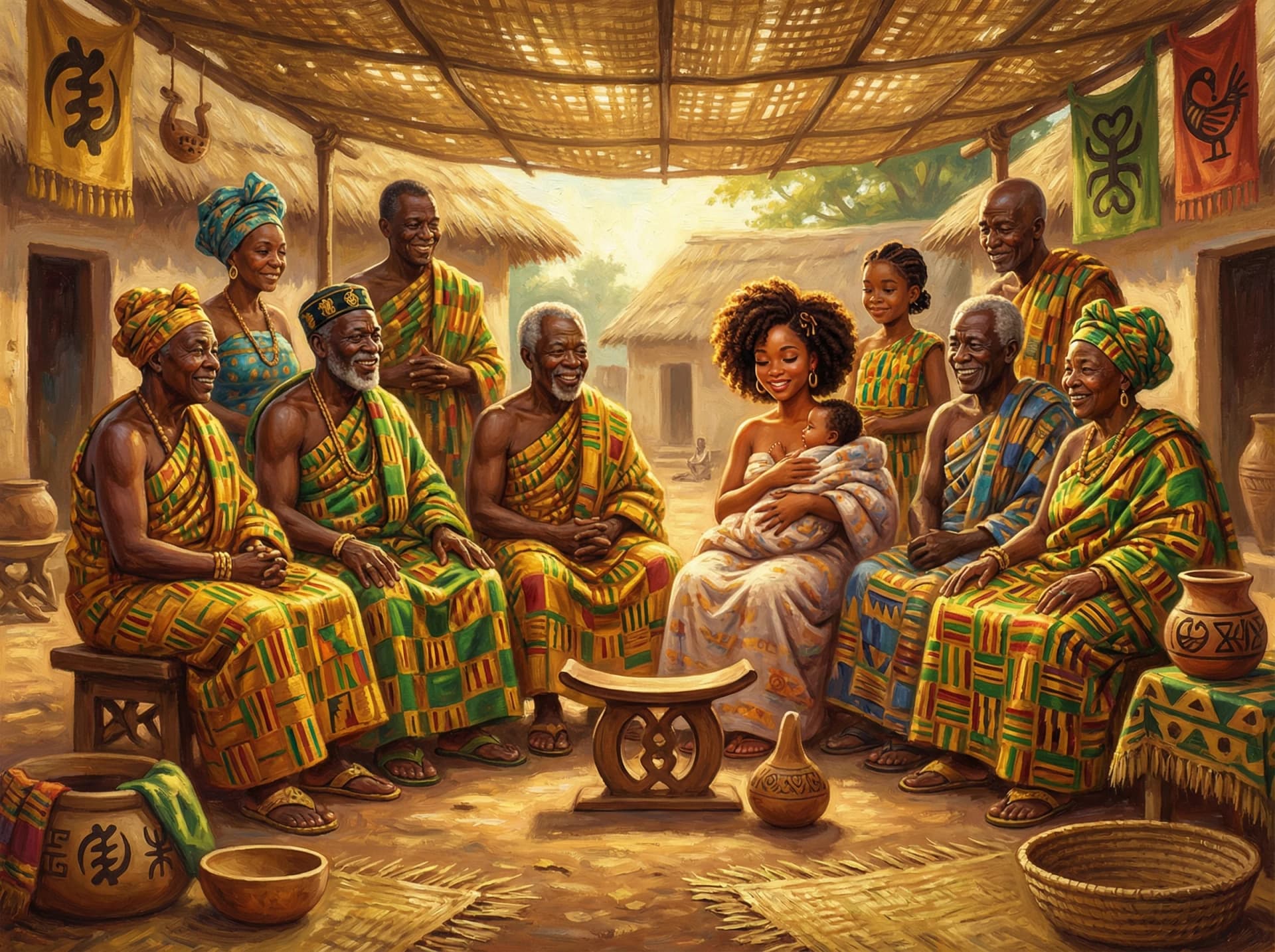 Ghanaian / Akan heritage illustration