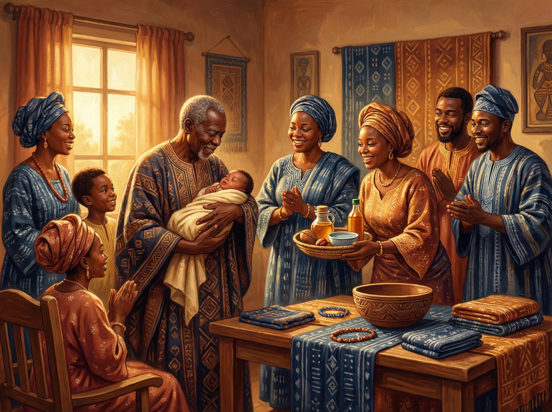 Yoruba / Nigerian heritage illustration